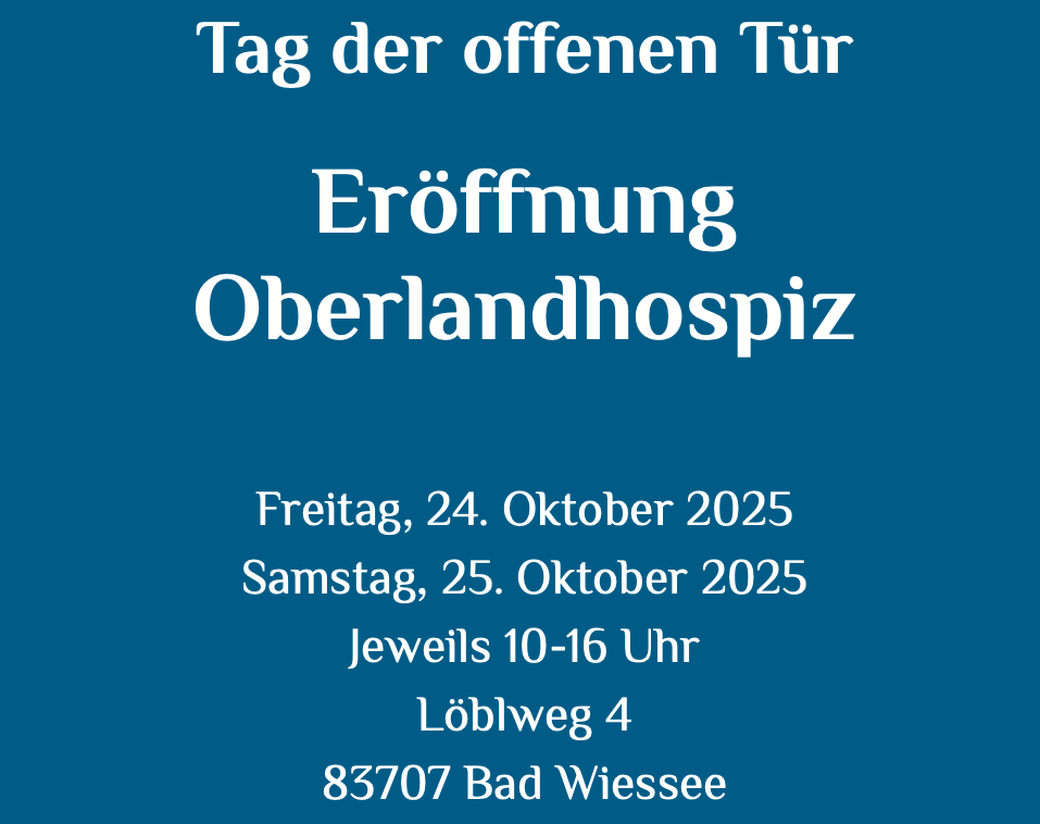Tag der offenen Tür: Eröffnung Oberlandhospiz